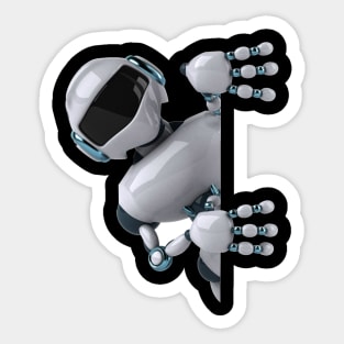 Robot T-shirt Sticker